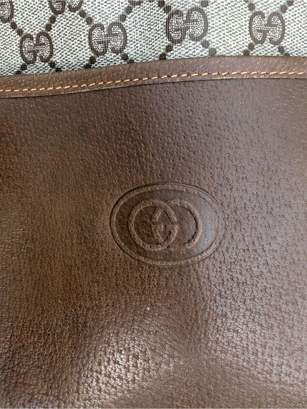 Gucci Brown GG Supreme Canvas Tote - Picture 11 of 15